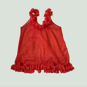 ❤️‍🔥 Sheer Vintage Babydoll Top ❤️‍🔥